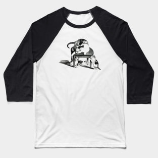Cat Family Baseball T-Shirt
